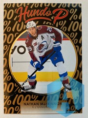 2021-22 Upper Deck Hundo P Gold Parallel Nathan MacKinnon #HP-19